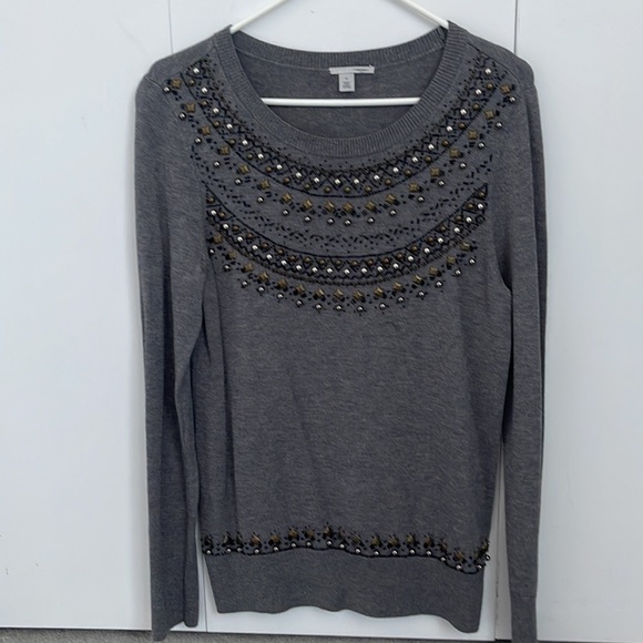 Halogen Embellished Sweater size Medium - Picture 2 of 4